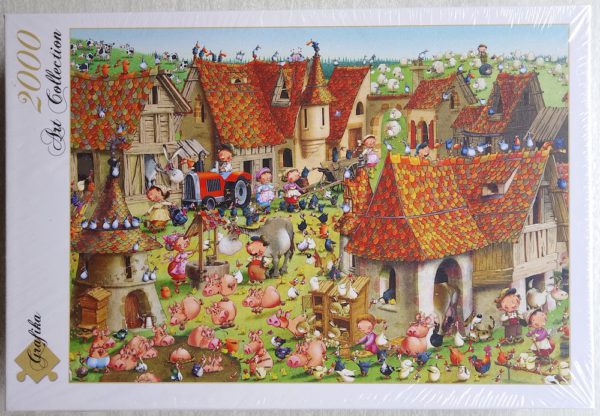 Image of the puzzle 2000, Grafika, Farm, by François Ruyer, Factory Sealed, Picture of the box