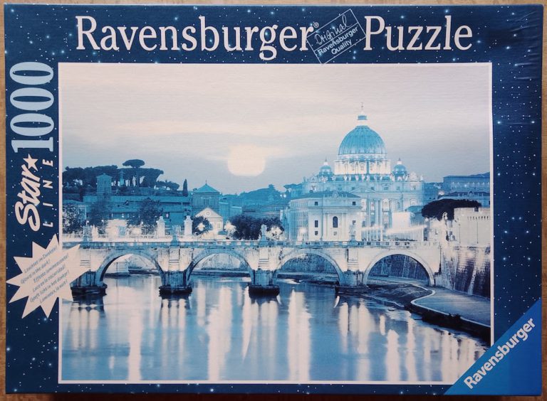 1000, Ravensburger, Evening in Rome Rare Puzzles