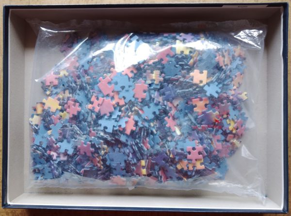 Image of the puzzle 1000, Ravensburger, Evening in Rome, Sealed Bag, Picture of the bag