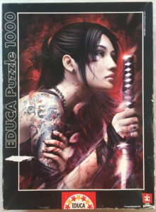 Image of the puzzle 1000, Educa, Purgatory, Mario Wibisono, Sealed Bag, Picture of the box