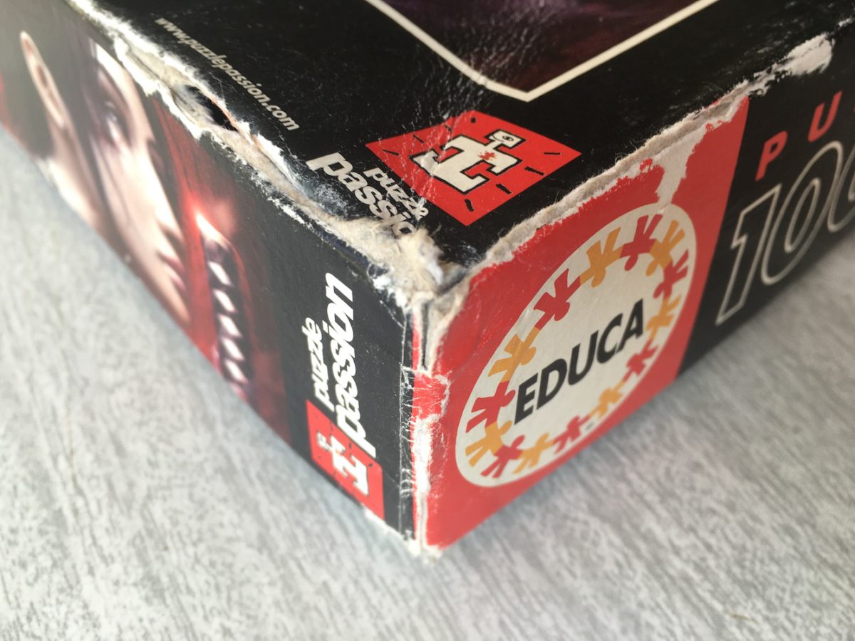 1000, Educa, Purgatory, Mario Wibisono, Sealed Bag, 2024-07-29 Image of the puzzle 1000, Educa, Purgatory, Mario Wibisono, Sealed Bag, Picture of the corner
