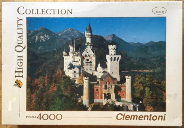 Image of the puzzle 4000, Clementoni, Neuschwanstein, 34508, Factory Sealed, Picture of the box