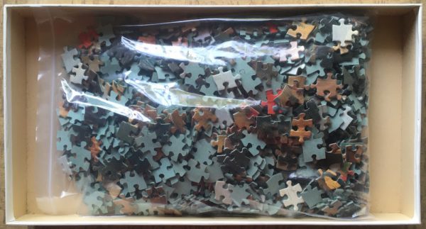 Image of the puzzle 1000, Schmidt, Carousel Game, Anton von Werner, Complete, Picture of the bag