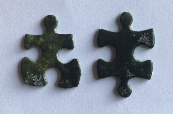 Image of the puzzle 4000, MB, Reflections, David Muench, Complete, Picture of the pieces