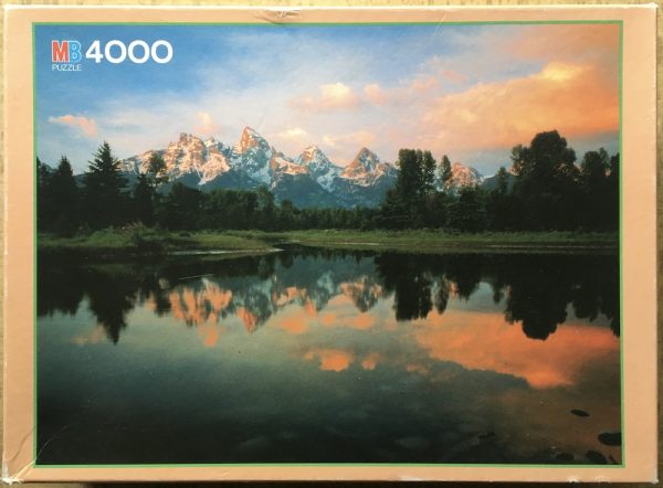 Image of the puzzle 4000, MB, Reflections, David Muench, Complete, Picture of the box