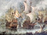 Image of the puzzle 247, Egel, The Battle of Terheide, by Jan Abrahamsz Beerstraten, Complete, Detail of the puzzle