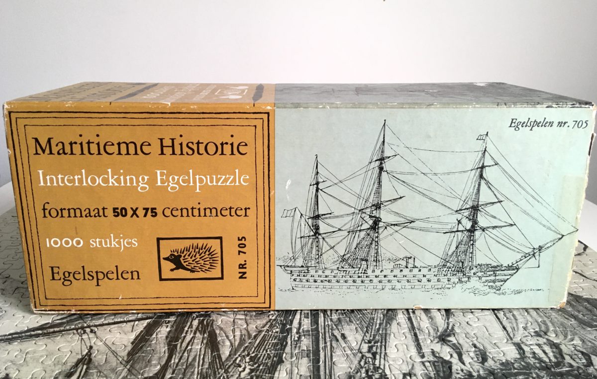 Image of the puzzle 1000, Egel, The Seven Provinces, by Willem van de Velde the Elder, Complete, Picture of the box