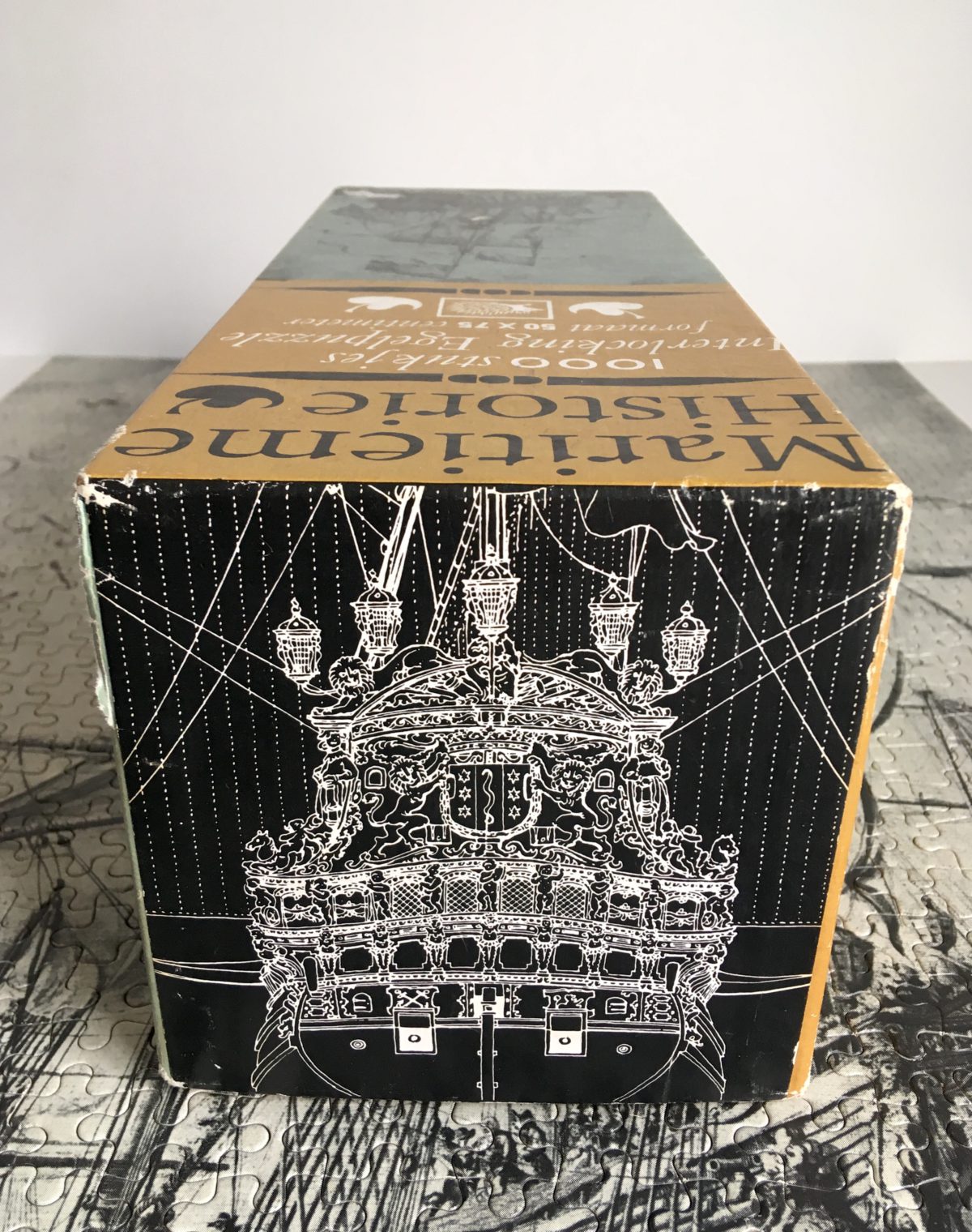 Image of the puzzle 1000, Egel, The Seven Provinces, by Willem van de Velde the Elder, Complete, Picture of the box