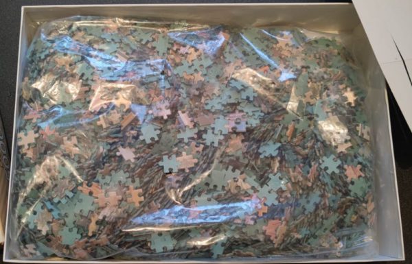 Image of the puzzle 5000, Educa, The Gallant Shepherd, François Boucher, Sealed Bag, Picture of the bag