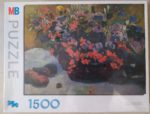 Image of the puzzle 1500, MB, The Bunch of Flowers, Paul Gauguin, Factory Sealed, Picture of the box