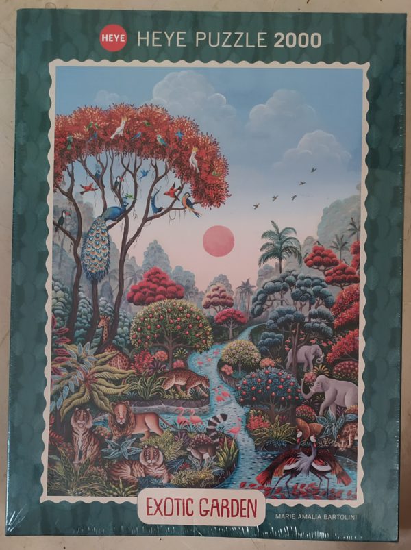 Image of the puzzle 2000, Heye, Wildlife Paradise, by Marie Amalia Bartolini, Factory Sealed, Picture of the box