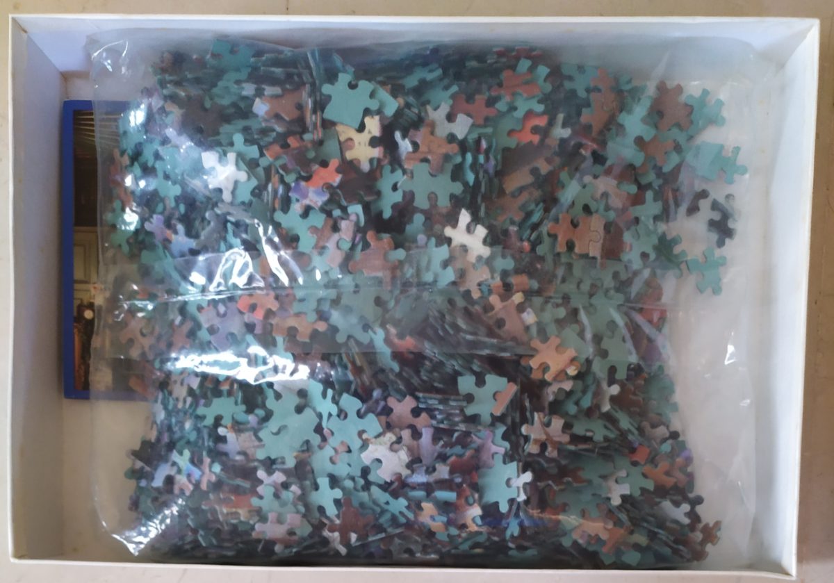 Image of the puzzle 2000, MB, Theatre du Vaudeville, Jean Béraud, Sealed Bag, Picture of the bag