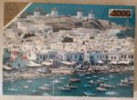 Image of the puzzle 3000, Falcon, Mykonos, Greece, Factory Sealed, Picture of the box
