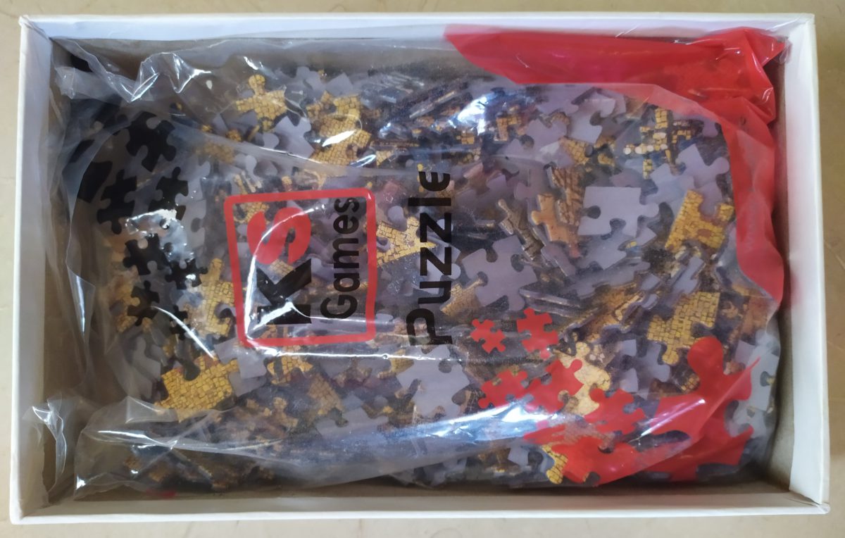 Image of the puzzle 500, KS Games, The Comnenus Mosaics, Sealed Bag, Picture of the bag
