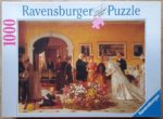 Image of the puzzle 1000, Ravensburger, Newly Wed, by Jessica Hayllar, Complete, Picture of the box