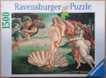 Image of the puzzle 1500, Ravensburger, Birth of Venus, by Sandro Botticelli, Complete, Picture of the box