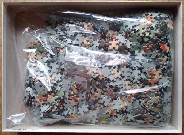 Image of the puzzle 1500, Ravensburger, Birth of Venus, by Sandro Botticelli, Complete, Picture of the bag