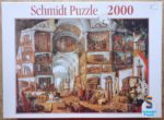 Image of the puzzle 2000, Schmidt, Art Gallery, Giovanni Paolo Panini, Complete, Picture of the box