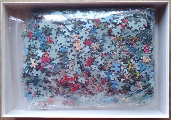 Image of the puzzle 2000, Ravensburger, Italy, Riviera, Portofino, Complete, Picture of the bag