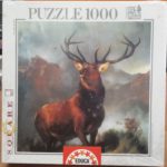 Image of the puzzle 1000, Educa, Monarch of the Glen, Edwin Landseer, Factory Sealed, Picture of the box