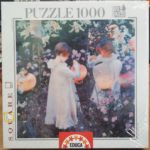 Image of the puzzle 1000, Educa, Carnation, Lily, Lily, Rose, by John Singer Sargent, Factoy Sealed, Picture of the box
