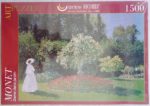 Image of the puzzle 1500, Ricordi, Woman in the Garden, by Claude Monet, Factory Sealed, Picture of the box