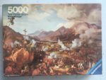 Image of the puzzle 5000, Ravensburger, The Last Battle of the Tirolese Against Napoleon, by Peter von Hess, Sealed Bag, Picture of the box