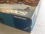 Image of the puzzle 5000, Ravensburger, The Last Battle of the Tirolese Against Napoleon, by Peter von Hess, Sealed Bag, Picture of the corner