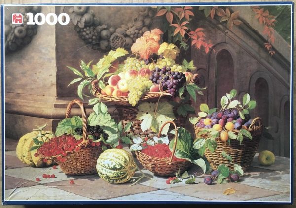 Image of the puzzle 1000, Jumbo, Summer Fruits, William Hammer, Complete, Picture of the box
