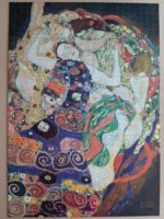 Image of the puzzle 1000, Educa, The Maiden, Gustav Klimt, Complete, Picture of the puzzle