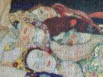 Image of the puzzle 1000, Educa, The Maiden, Gustav Klimt, Complete, Detail of the puzzle
