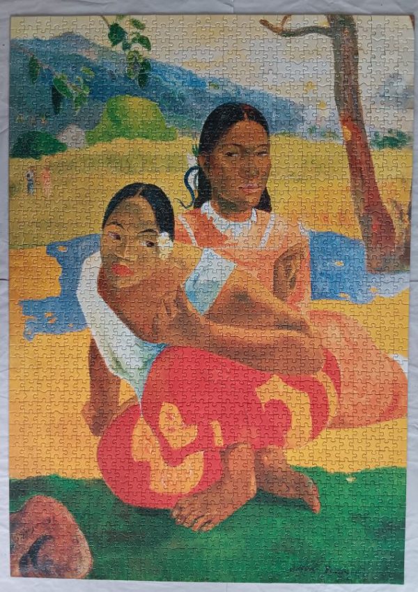 Image of the puzzle 1500, Educa, Nafea Faa Ipoipo, Paul Gauguin, Complete, Picture of the puzzle