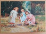 Image of the puzzle 500, Jumbo, New Playmates, by Ernest Walbourn, Complete, Picture of the puzzle