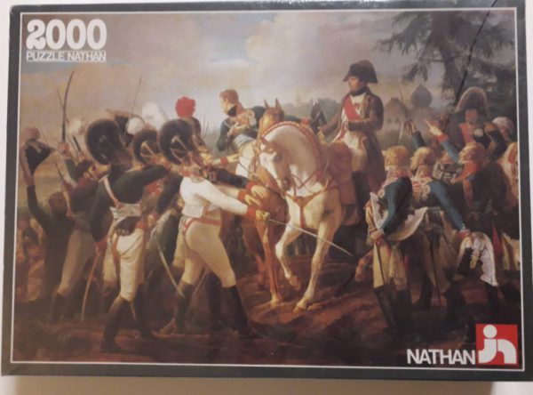 Image of the puzzle 2000, Nathan, Napoleon and the Bavarian Troops, by Jean-Baptiste Debret, Factory Sealed, Picture of the box