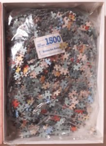 Image of the puzzle 1500, Nathan, Brides-les-Bains, Léon Benigni, Sealed Bag, Picture of the bag