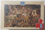 Image of the puzzle 3000, F.X. Schmid, Fair with a Theatrical Performance, by Pieter Brueghel the Younger, Factory Sealed, Picture of the box