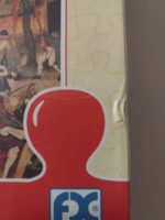 Image of the puzzle 3000, F.X. Schmid, Fair with a Theatrical Performance, by Pieter Brueghel the Younger, Factory Sealed, Detail of the box