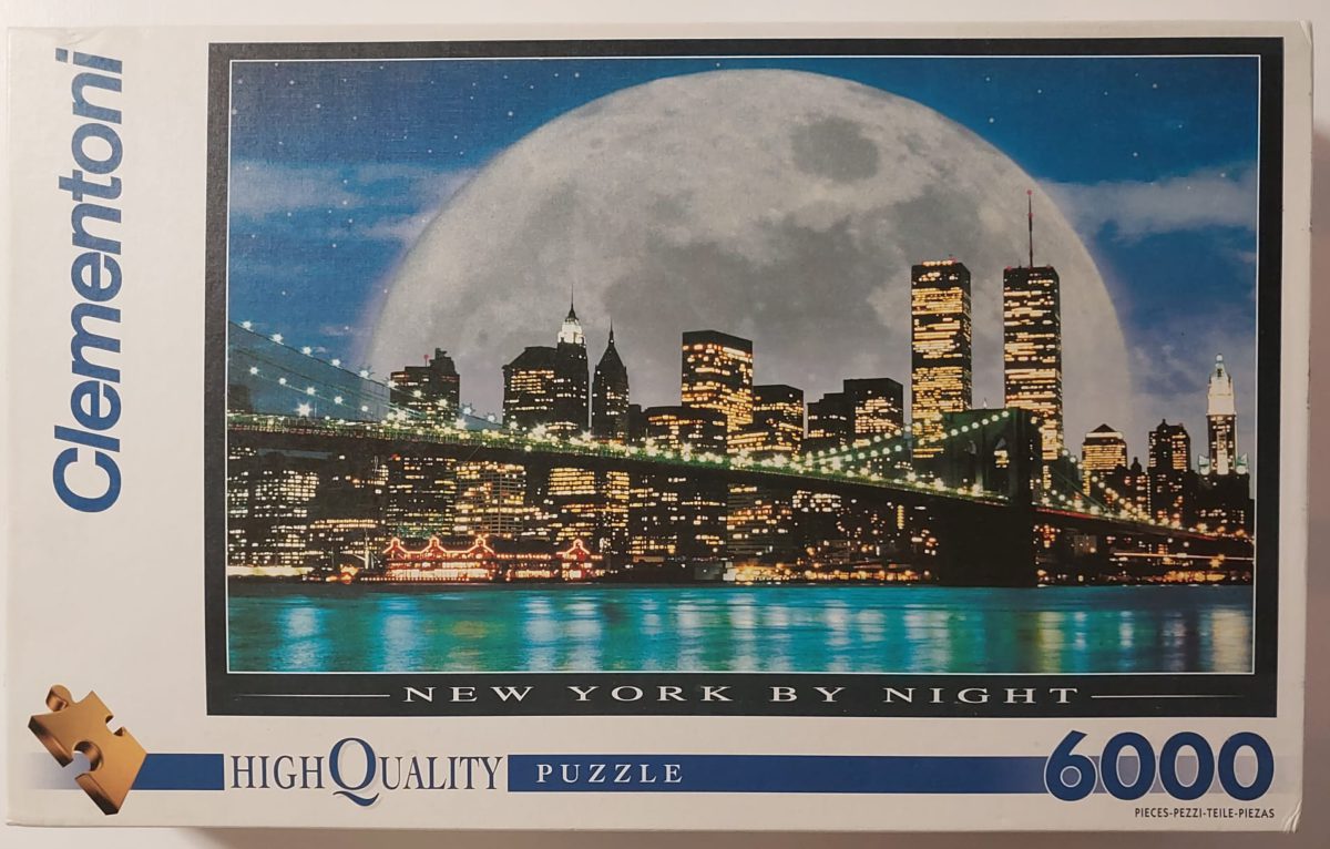6000, Clementoni, New York by Night, Sealed Bag, Listed by Vanesa Image of the puzzle 6000, Clementoni, New York by Night, Sealed Bag, Picture of the box