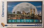Image of the puzzle 6000, Clementoni, New York by Night, Sealed Bag, Picture of the box