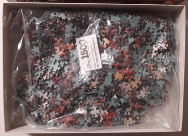 Image of the puzzle 1500, Nathan, The Prodigal Son in the Courtesans' House, Sealed Bag, Picture of the bag