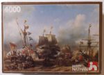 Image of the puzzle 4000, Nathan, Ruyter Sets off from Texel, Eugène Isabey, Sealed Bag, Picture of the box