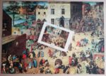 Image of the puzzle 4000, Nathan, Childrens Games, Pieter Bruegel the Elder, Complete, Picture of the box