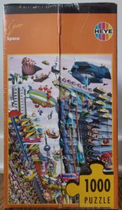 Image of the puzzle 1000, Heye, Space, Igor Kravarik, Picture of the box