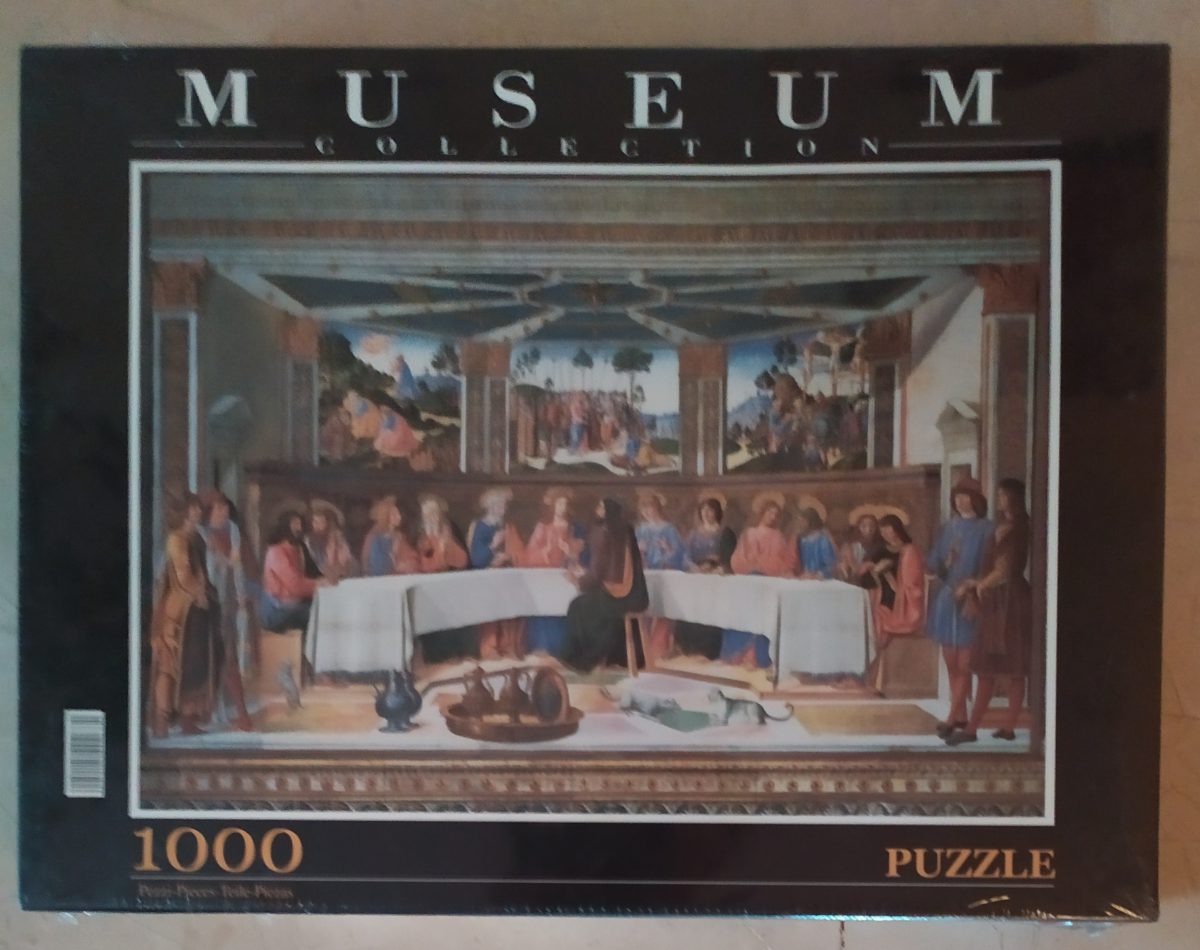 Image of the puzzle 1000, Clementoni, The Last Supper, Cosimo Rosselli, Factory Sealed, Picture of the box