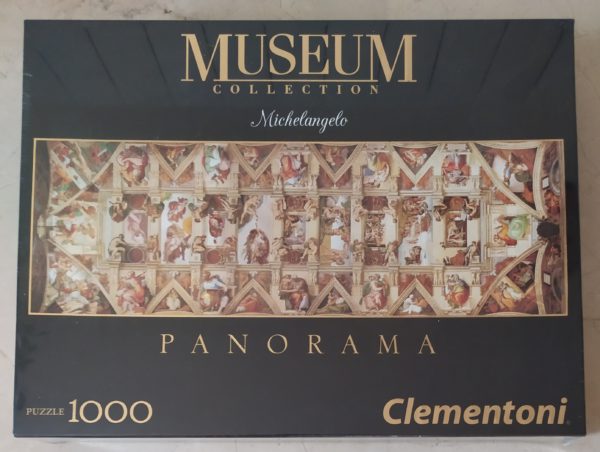 Image of the puzzle 1000, Clementoni, The Sistine Chapel, Michelangelo, Factory Sealed, Picture of the box