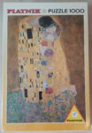 Image of the puzzle 1000, Piatnik, The Kiss, Gustav Klimt, Factory Sealed, Picture of the box