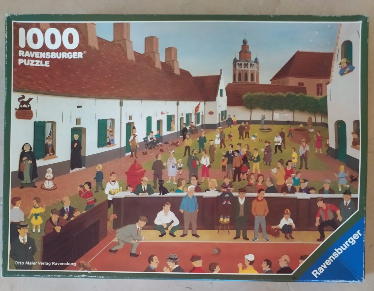 Image of the puzzle 1000, Ravensburger, The Game, Jacques Le Flaguais, Sealed Bag, Picture of the box
