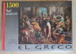 Image of the puzzle 1500, Ricordi, Christ driving the Traders from the Temple, by El Greco, Factory Sealed, Picture of the box