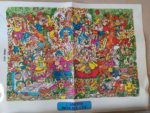 Image of the puzzle 2000, Auguri Mondadori, Love has no Age, by Jacovitti, Sealed Bag, Picture of the poster