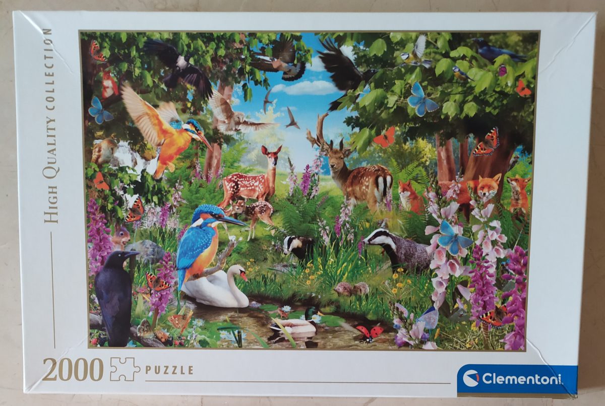 Image of the puzzle 2000, Clementoni, Fantastic Forest, Sealed Bag, Picture of the box